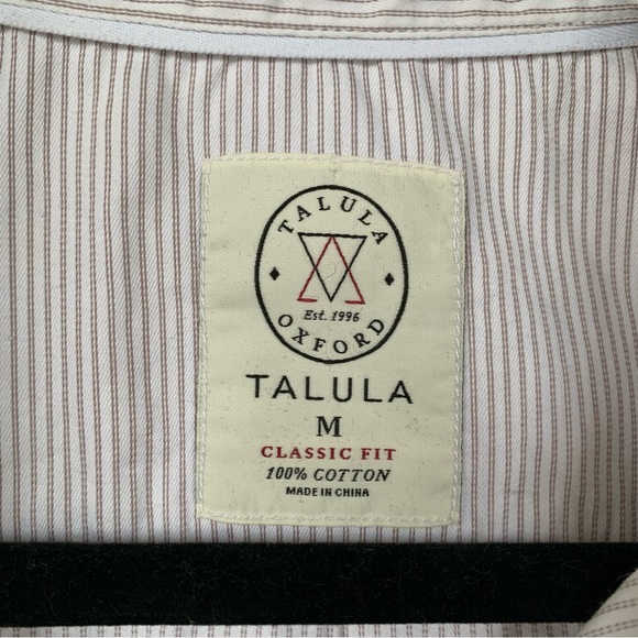 Talulah Classic Pinstriped Button Down Shirt - Picture 4 of 10